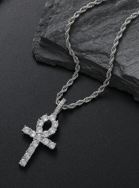 ICEBLING安卡十字架吊坠项链