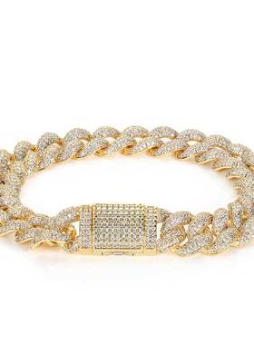 ICEBLING12MM气泡钻古巴手链