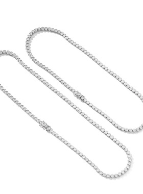 6分钻纯银泡泡莫桑钻排钻网球链