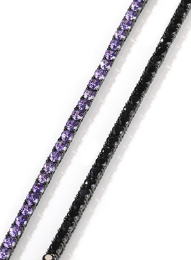 ICEBLING暗紫色锆石网球链