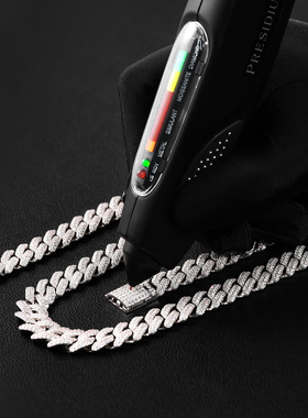 ICEBLING纯银莫桑钻古巴链