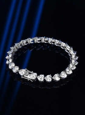 BLINGBLING爱心满钻手链