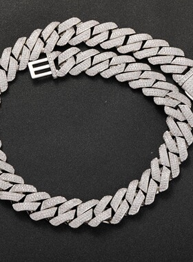 20MM粗宽版满钻古巴链