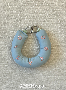 HHHgugu手机链条学生简约蓝粉腕带ccd短挂绳包包手机链钥匙扣饰品