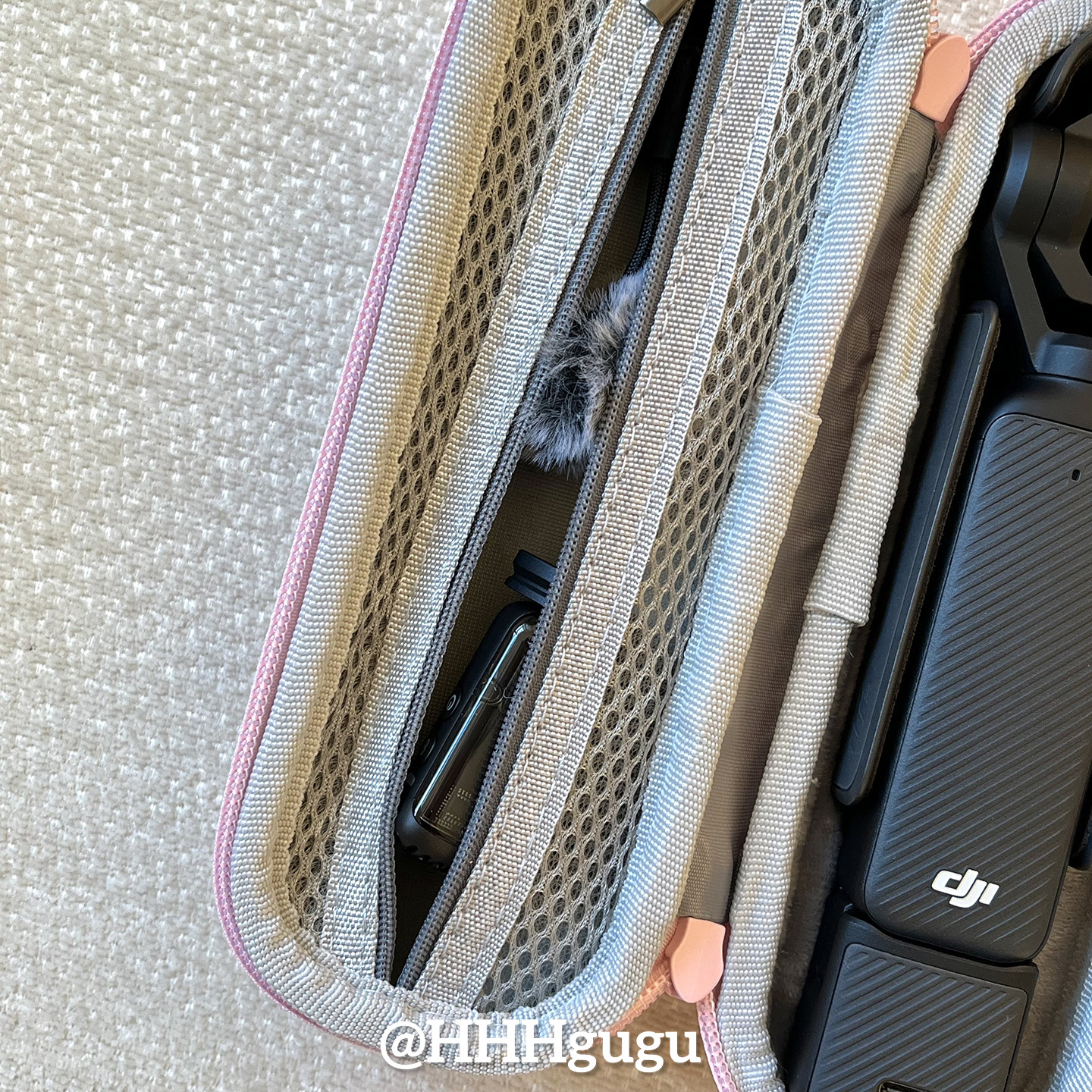 HHHgugu  可爱粉色KT大疆pocket3 标准版 四件套 ccd挂绳包包,淘宝优惠券,粉丝福利购,淘宝优惠卷