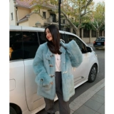 Coco Fur ‘Big Bears Bears» Импортированный Toca Fur Integrated Winter New Fur Outter Swork Women Женщины