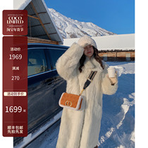 COCO fur at a glance length and length of winter imported tokapi fur integrated fur coat female winter