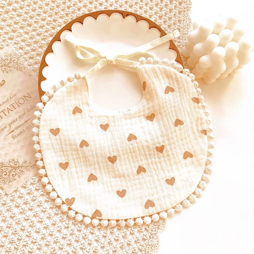 Брендовый детский хлопковый марлевый нагрудник, мягкий слюнявчик для новорожденных, в корейском стиле, с карманом