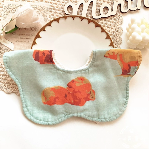 Детский нагрудник, защитный марлевый слюнявчик подходит для мужчин и женщин для девочек