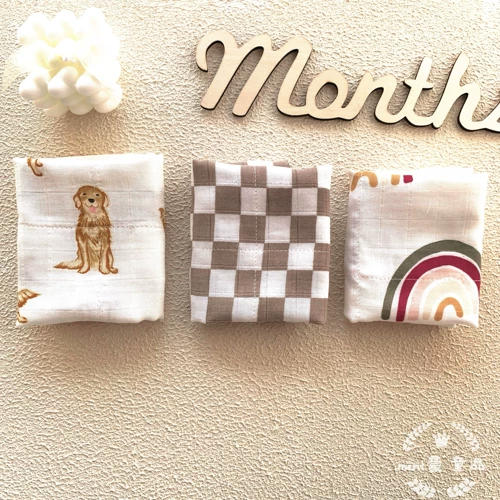 Детский двухэтажный марлевый носовой платок, хлопковый слюнявчик, детское полотенце, влажные салфетки для умывания