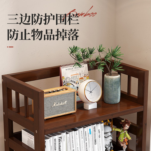 儿童书架置物架落地靠墙多层简易书柜客厅2026新款家用书本收纳架 - 图3