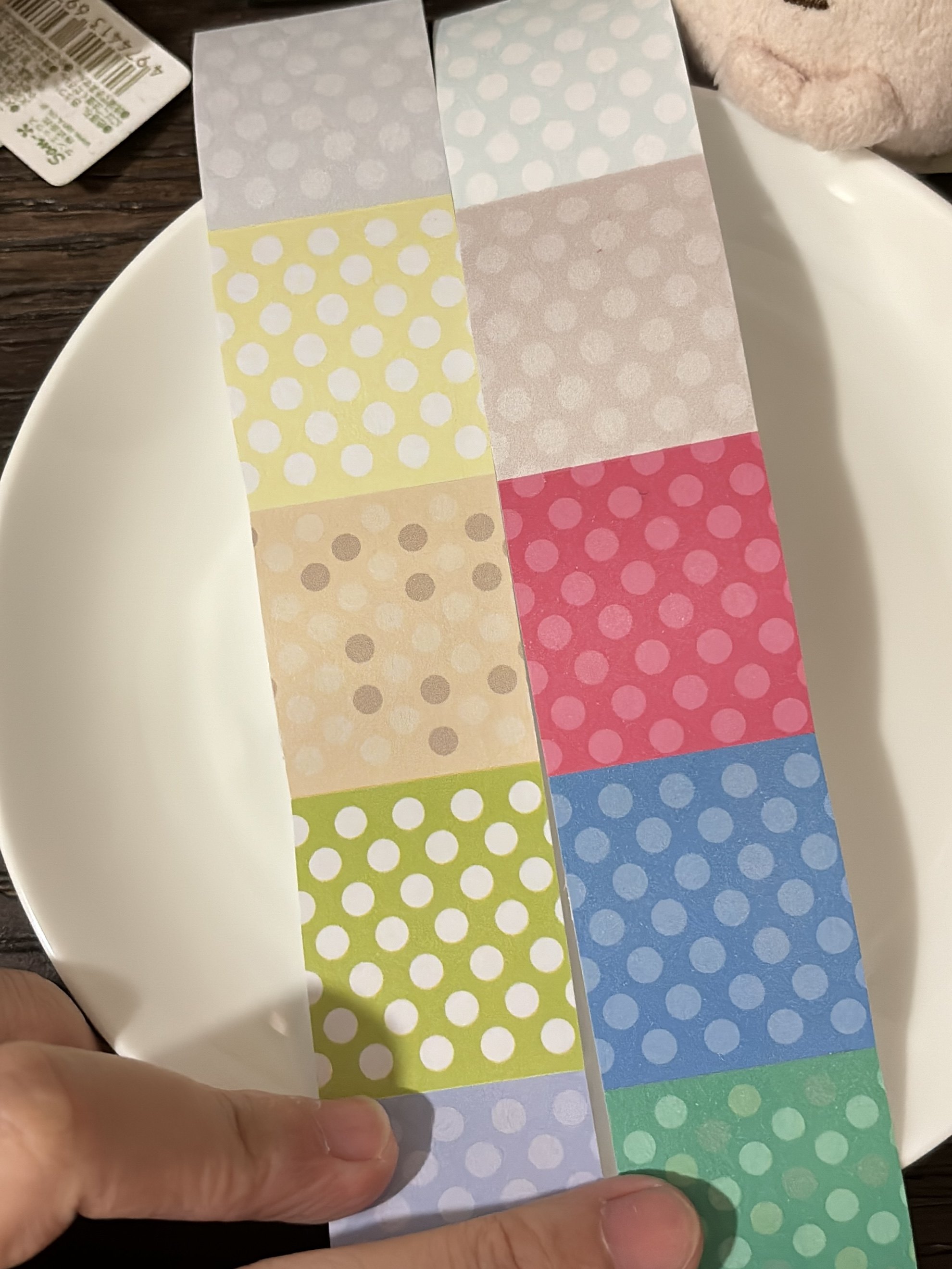 咕咕万物原创波点基础印章盖印贴纸卷便签卷贴纸书写纸,淘宝优惠券,粉丝福利购,淘宝优惠卷