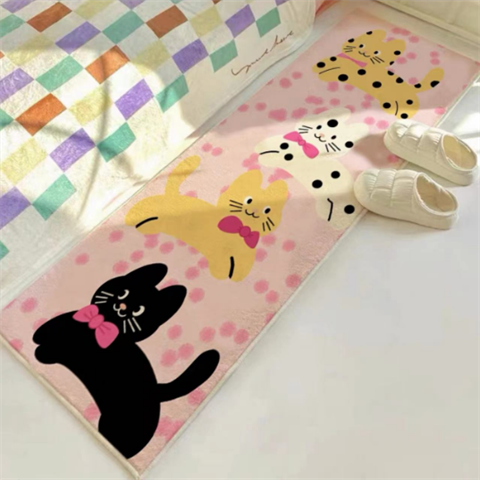小狗床边地毯卧室长条卡通儿童房间地垫床前小主卧客厅垫飘窗垫子,淘宝优惠券,粉丝福利购,淘宝优惠卷