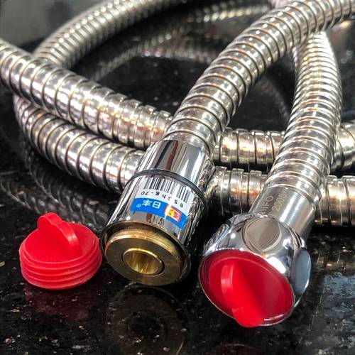 日丰花洒软管淋浴喷头软管热水器不锈钢淋雨莲蓬头连接水管子配件 - 图0