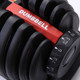 Linuo automatic adjustment dumbbell men's rubberized dumbbell