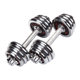 Linuo 15kg 20kg arm muscle electroplated dumbbells