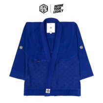 Spot aesthetics ultralight Brazilian jumpsuit retro style judo suit rhombus weave single weave double parquet fabric