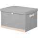 Foldable large household fabric clothes storage box