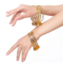 New Beatles Dunhuang Sky Indian Style Belly Leather Dance Accessories Bracelet Coin Pendant Atmospheric Fashion Dunhuang Dance