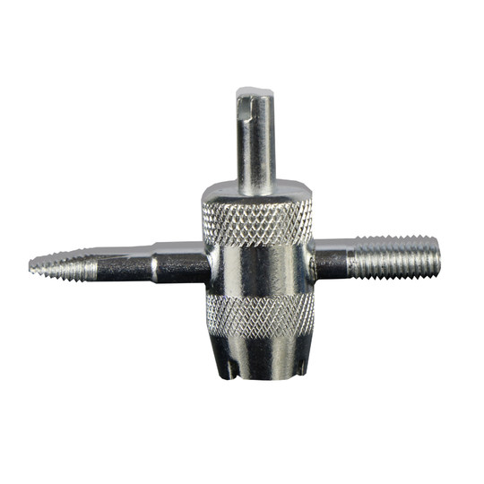 汽车轮胎内胎自行车电动车气门嘴放气四合一多功能气门芯扳手工具