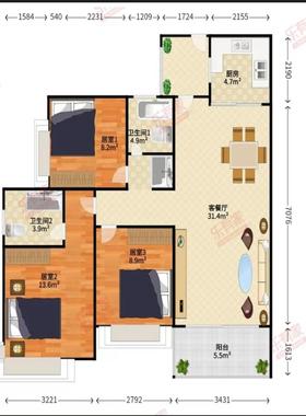 于老师奇门风水专用九宫八卦尺立极尺 八宅九宫尺 新手专用 罗盘