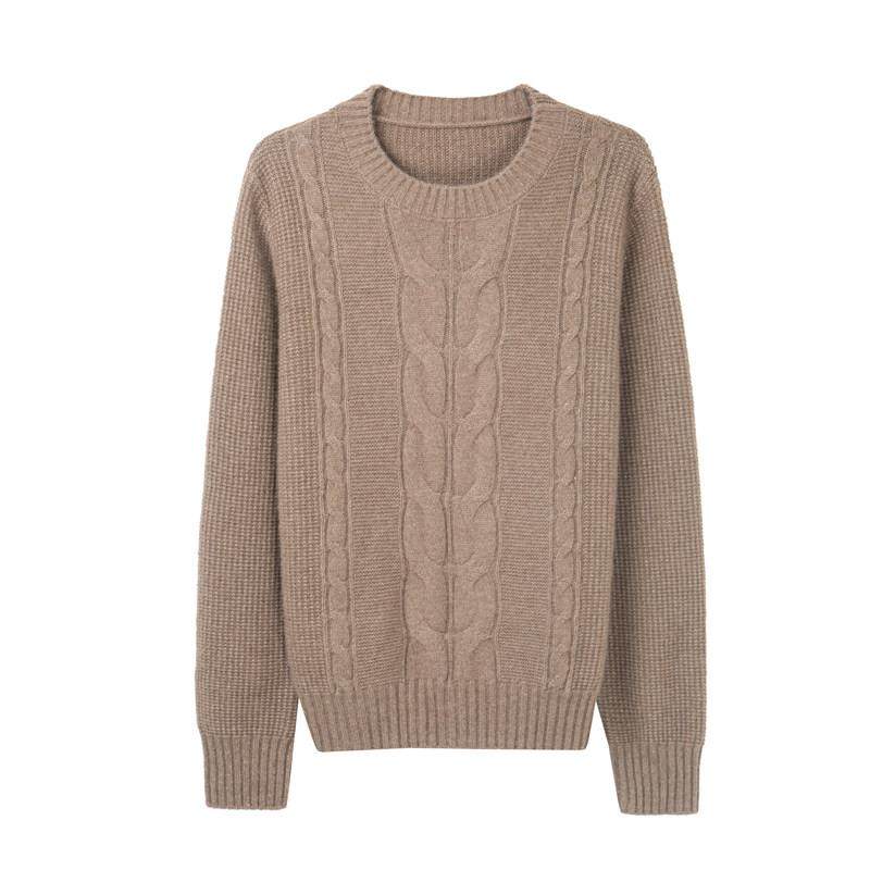 鄂尔多斯市羊绒衫女100纯羊绒打底衫毛衣女秋冬圆领羊毛衫女妈妈,淘宝优惠券,粉丝福利购,淘宝优惠卷