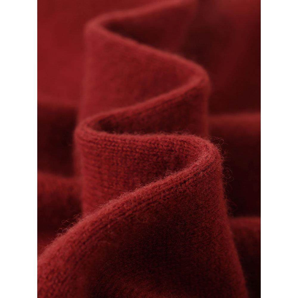 100%山羊绒中年妈妈纯色毛衣女秋冬大码翻领针织打底衫女上衣短款,淘宝优惠券,粉丝福利购,淘宝优惠卷