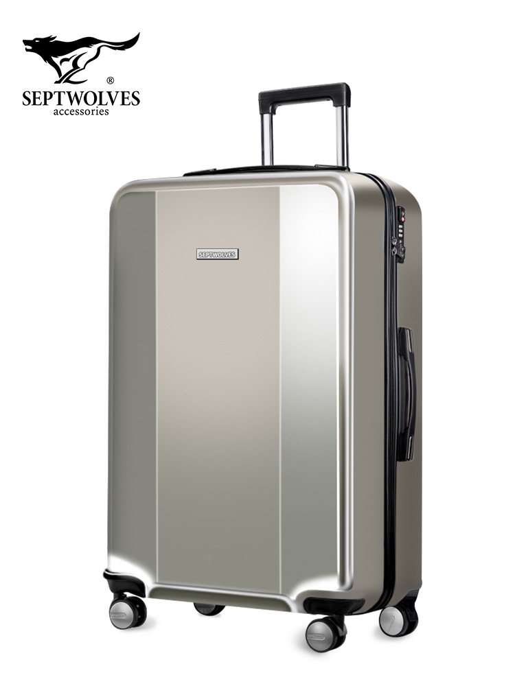 七匹狼男拉杆子女20寸24登机行李箱 七匹狼楚雅旅行箱