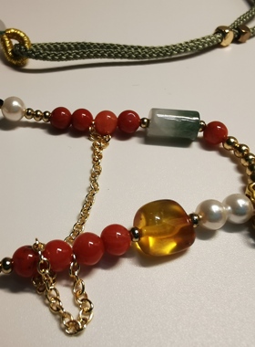 天然黄塔晶吊坠幸运能量项链