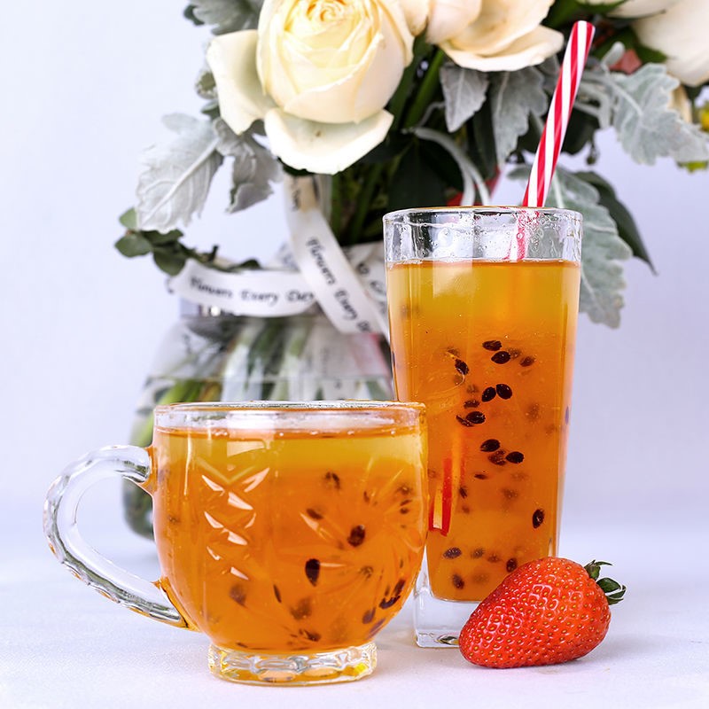 蜂蜜百香果柚子茶冲饮图片_1