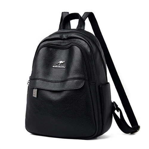 Рюкзак, летняя модная универсальная кожаная вместительная и большая сумка через плечо для отдыха для путешествий, из натуральной кожи, коллекция 2022, воловья кожа