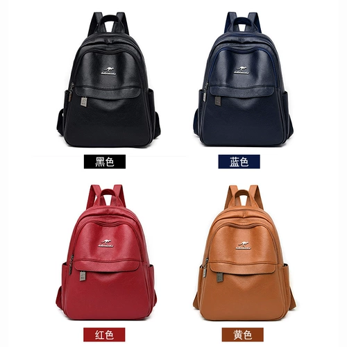 Рюкзак, летняя модная универсальная кожаная вместительная и большая сумка через плечо для отдыха для путешествий, из натуральной кожи, коллекция 2022, воловья кожа