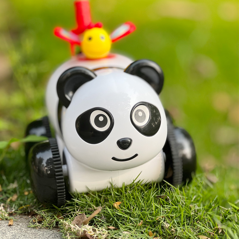 【新品发售】儿童手推大熊猫玩具1-2岁3岁单干推推乐玩具推车婴儿 - 图1