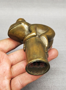 黄铜做旧青蛙新款包邮
