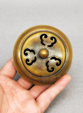 室内纯铜做旧摆件供佛创意熏香炉