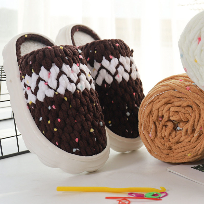 豆豆大份量3.6两冰条线豆豆线手混线粗毛线团钩拖鞋围巾手工编织,淘宝优惠券,粉丝福利购,淘宝优惠卷