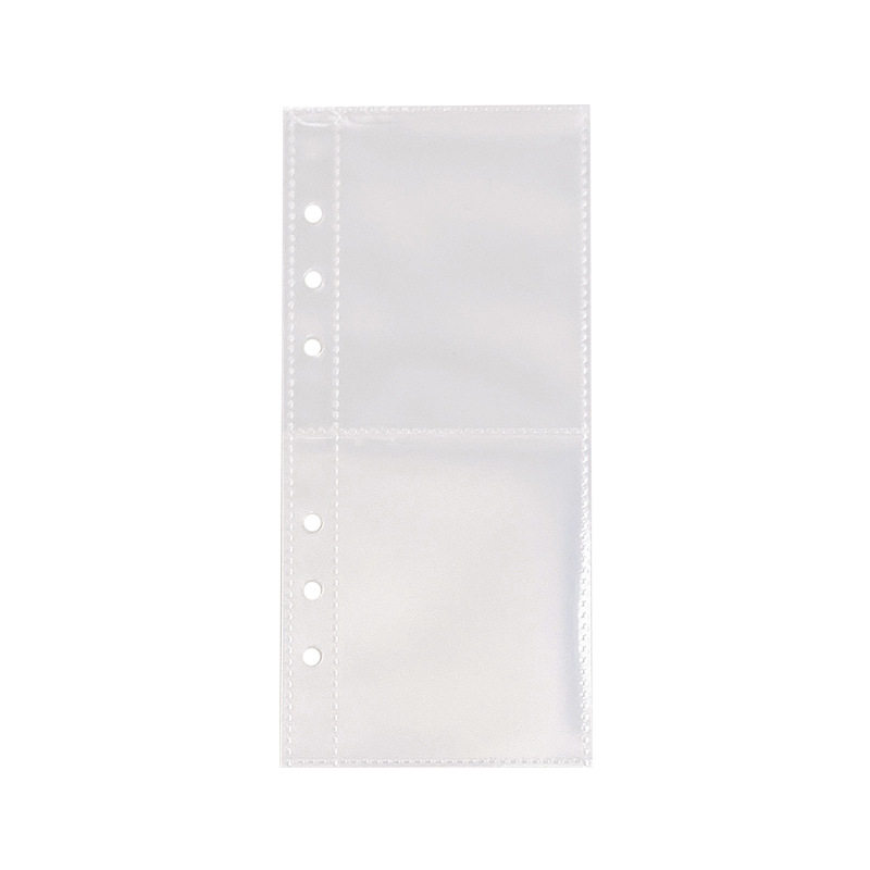 half极窄A6活页本手账活页夹外壳卡册内页替芯1格2格收纳袋本子,淘宝优惠券,粉丝福利购,淘宝优惠卷