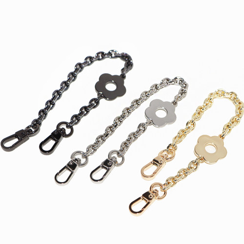 25CM长花朵手机壳链小包延长装饰挂链包链配件金属短链小包包饰链 - 图3