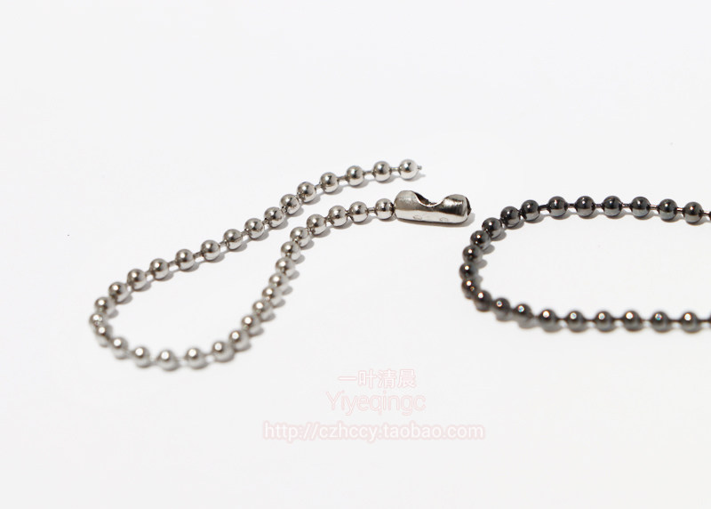 DIY封釉电镀浅金色2mm直径铜珠材料10CM长度珠链 包挂配件珠子链,淘宝优惠券,粉丝福利购,淘宝优惠卷