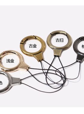 合金黑色金属弹簧圈挂饰