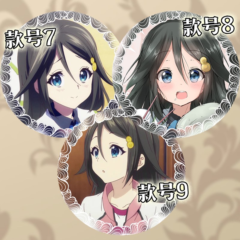 无彩限的怪灵世界 川神舞 和泉玲奈 周边吧唧徽章胸章胸针挂件 - 图0