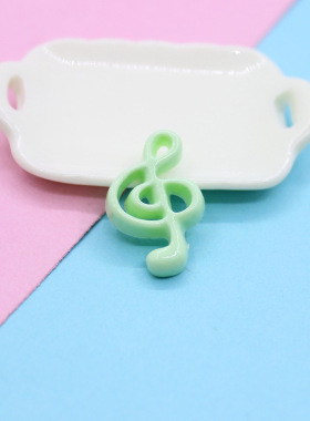 diy手机壳仿真饰品树脂音符粘钻