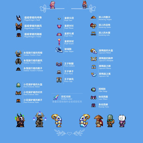 Terraria泰拉瑞亚pc电脑Steam版 装备仓库 1.4.6全物品道具存档 - 图1