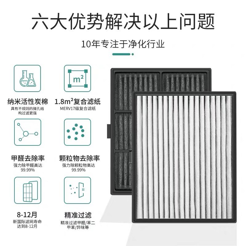 Anliyi New Power Cord Car Air Purifier