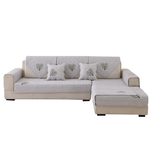 新款简约现代沙发垫四季布艺防滑靠背坐垫北欧扶手通用沙发套沙发