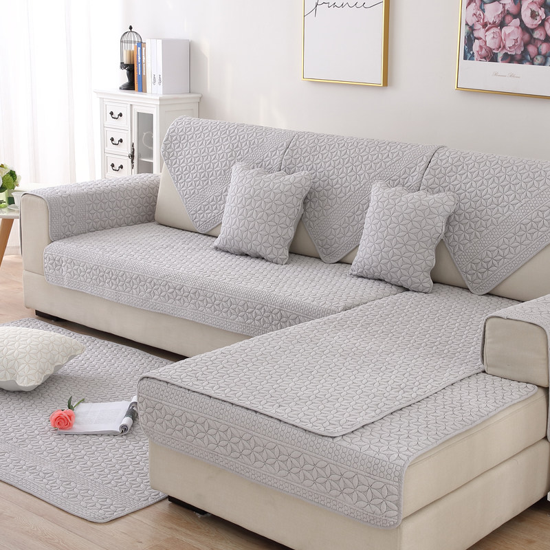 纯棉沙发垫四季全棉布艺防滑罩盖布 锦绣安娜沙发垫