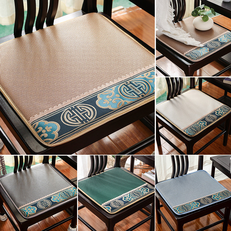 椅子夏季中式红木餐椅垫子办公室垫 锦绣安娜椅垫