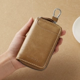 Мужская вместительная и большая ключница с молнией, картхолдер, универсальный брелок