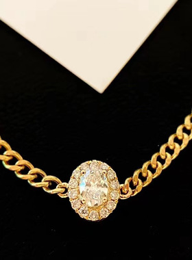 女小众钻石手链ins简约