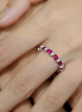 网红风彩色宝石轻奢ins女